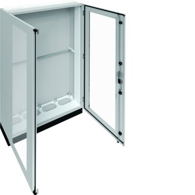 univers Rozdzielnica stojąca IP55 kl. I 1050x1850x275 + cokół 100mm drzwi transparentne FR24K1 HAGER (FR24K1)