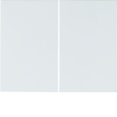 BERKER K.1 Klawisze do łącznika 2-klawiszowego biały 14357009 HAGER (14357009)