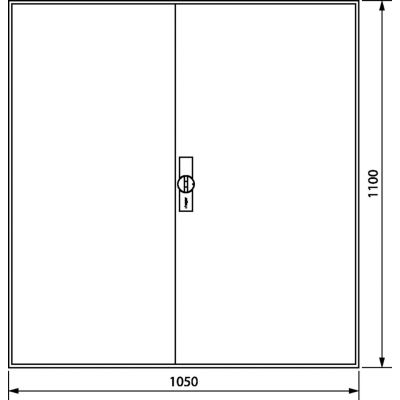 univers Obudowa FW pusta IP44 kl.II 1100x1050x160 FWB74D HAGER (FWB74D)