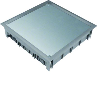 tehalit.VE-EE Pokrywa pełna VDQ12 244x244 wykładzina 12mm stal szary PA VDQ12127011 HAGER (VDQ12127011)