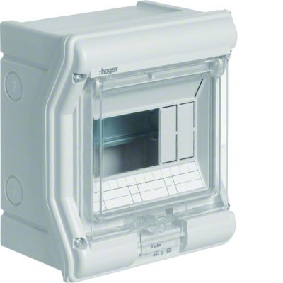Rozdzielnica modułowa 1x6 natynkowa IP65 Vector II VE106L HAGER (VE106L)