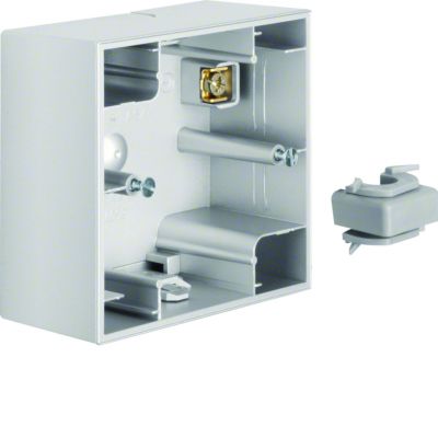 BERKER K.5 Puszka natynkowa pojedyncza aluminium 10417003 HAGER (10417003)