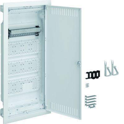 volta Rozdzielnica VDI podtynkowa 4-rzędowa płyta montażowa gniazdo x3 230V VU48NWP HAGER (VU48NWP)