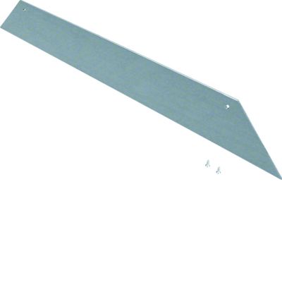 tehalit.AK Końcówka 2-str skos pokrywy 400X70mm stal AKE4000702 HAGER (AKE4000702)