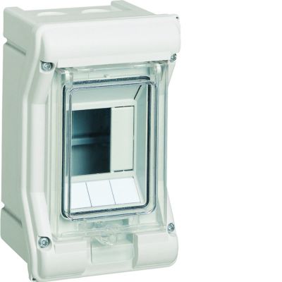 Rozdzielnica modułowa 1x3 natynkowa IP65 Vector VE103PN HAGER (VE103PN)