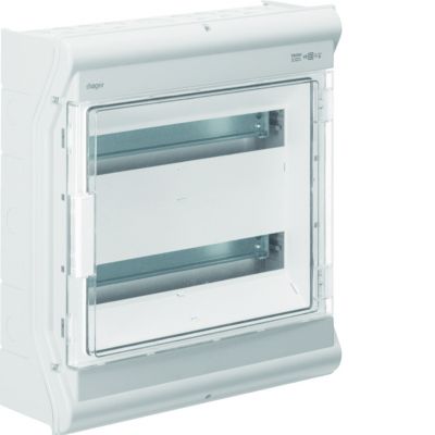 Rozdzielnica modułowa 2x18 natynkowa odporna UV IP65 Vector VE218PN HAGER (VE218PN)