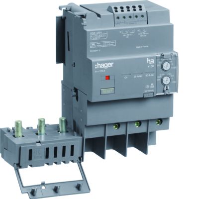 Blok różnicowo-prądowy 3P 125A regulowany HBA125H HAGER (HBA125H)