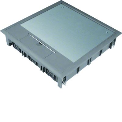 tehalit.VE-EE Pokrywa uchylna VQ12 244x244 wykładzina 5mm stal szary PA VQ12057011 HAGER (VQ12057011)