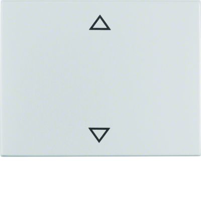 BERKER K.5 Klawisz nadrukowany symbol "strzałki" aluminium 14057103 HAGER (14057103)