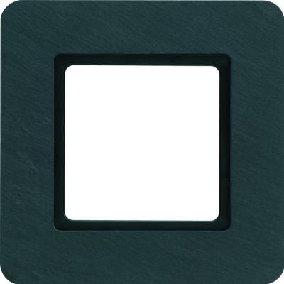 Q.7 Ramka 1-krotna do modułu podświetlenia LED, łupek (10116130)