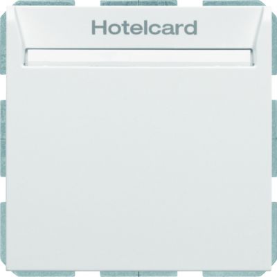 BERKER B.3/B.7 Łącznik przekaźnikowy na kartę hotelową biały mat 16409909 HAGER (16409909)
