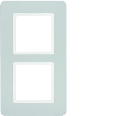 BERKER Q.7 Ramka podwójna aluminium aksamit lakierowana 10126184 HAGER (10126184)