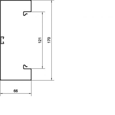 tehalit.BRS Podstawa 65x170mm pokrywa 120 stal ocynk BRS651701BVERZ HAGER (BRS651701BVERZ)