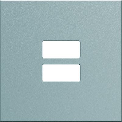 lumina Płytka czołowa do gniazda ładowania USB srebrny (WXD112T)