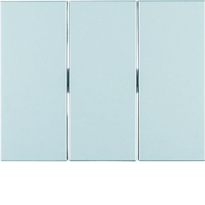BERKER K.5 Klawisze do łącznika 3-klawiszowego aluminium 14657003 HAGER (14657003)
