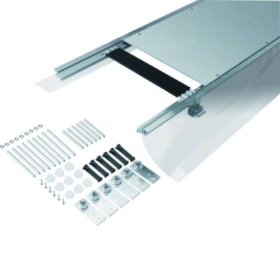 tehalit.BK Kanał współpoziomy boczna folia ochronna BKF 400x(105-150)mm stal BKF400105 HAGER (BKF400105)