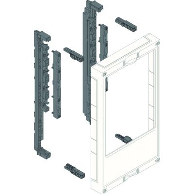 univers N Blok dla szyn zbiorczych poziomych 60mm 4/5-pol. 1xNH2 450x250mm UE31E3B HAGER (UE31E3B)