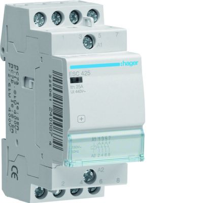 Stycznik modułowy 230V AC 4Z 25A AC-7A B ESC425 HAGER (ESC425)