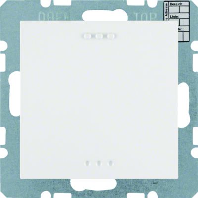 BERKER KNX sB.Kwadrat/B.3/B.7 Czujniki CO2 i wilgotności z regulacją temperatury biały mat 75441389 HAGER (75441389)