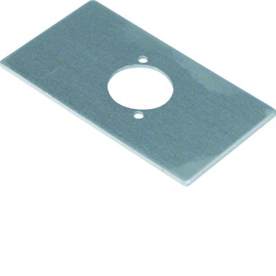 tehalit.GB-EG Płytka montażowa GTVD2/300 AUDIO xLR D=24 aluminium GTVDM311 HAGER (GTVDM311)