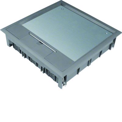 tehalit.VE-EE Pokrywa uchylna VQ12 244x244 wykładzina 12mm stal szary PA VQ12127011 HAGER (VQ12127011)