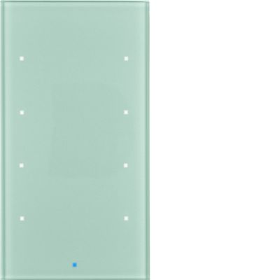 BERKER KNX TS Sensor dotykowy 4-krotny szkło aluminium 75144034 HAGER (75144034)