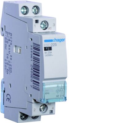 Stycznik modułowy 24V AC 2Z 25A AC-7A B ESD225 HAGER (ESD225)
