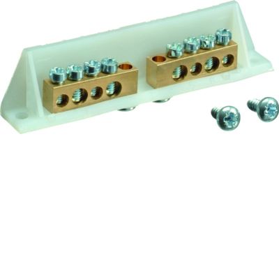 vector/vector outdoor Wspornik z zaciskami PE/N 2x4 zaciski VZ722 HAGER (VZ722)