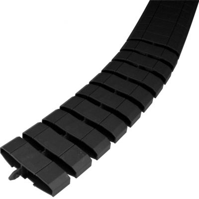 tehalit.DB-HB Osłona elastyczna płaska fi=70mm L=1m PA czarny FK19005 HAGER (FK19005)