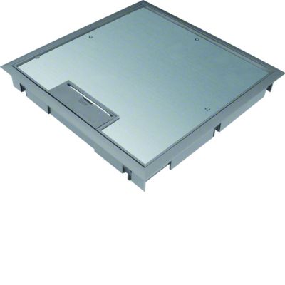 tehalit.VE-EE Pokrywa uchylna płytki montaż Q08 294X294 12mm stal szary PA KDQ08127011 HAGER (KDQ08127011)