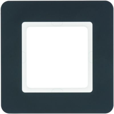 BERKER Q.7 Ramka pojedyncza antracyt aksamit lakierowana 10116186 HAGER (10116186)