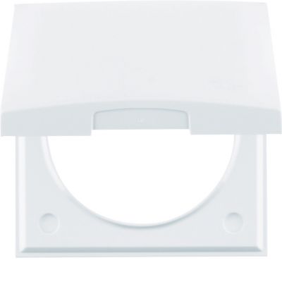 Integro Flow Ramka 1-krotna z pokrywą biały (918282509)