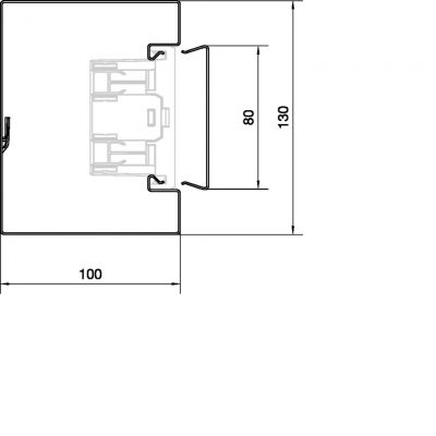 tehalit.BRS Podstawa 100x130mm stal ocynk BRS1001301VERZ HAGER (BRS1001301VERZ)