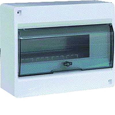 IC2 Rozdzielnica 1x10 natynkowa IP40 drzwi transparentne VD110TP HAGER (VD110TP)