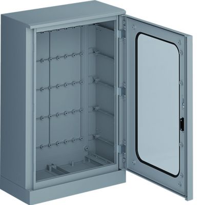 orion+ Obudowa poliester 900x600x300mm IP65 PANEL-struct. z cokołem drzwi transparentne FL521B HAGER (FL521B)