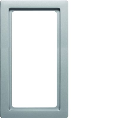 BERKER Q.1 Ramka z dużym wycięciem aluminium aksamit lakierowana 13096084 HAGER (13096084)