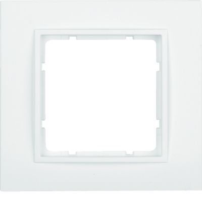 BERKER B.7 Ramka pojedyncza biała mat 10116919 HAGER (10116919)