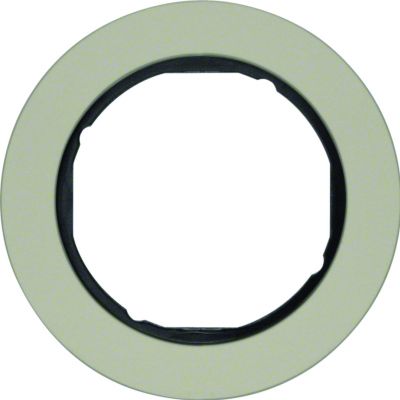 BERKER R.classic Ramka pojedyncza stal szlachetna/czarny 10112004 HAGER (10112004)