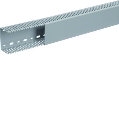 tehalit.LKG Kanał grzebieniowy PVC z pokrywą 50x75mm szary LKG5007507030B HAGER (LKG5007507030B)