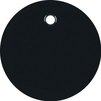 BERKER R.1/R.3 Płytka czołowa do łącznika cięgłowego czarna 11462045 HAGER (11462045)