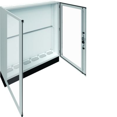 univers Rozdzielnica stojąca IP55 kl. II 1550x1850x275 + cokół 200mm drzwi transparentne FR26L2 HAGER (FR26L2)