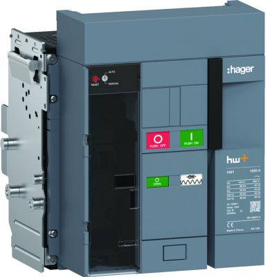 ACB HW1 66kA 1600A 3P Wyłącznik wysuwny do wyzwalacza sentinel Energy (HW1E316DE)