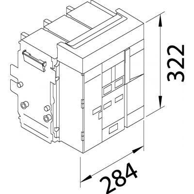 ACB HW1 66kA 1600A 3P Wyłącznik wysuwny do wyzwalacza sentinel Energy (HW1E316DE)