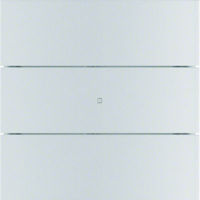BERKER B.IQ Przycisk potrójny komfort aluminium 75163594 HAGER (75163594)