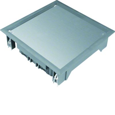 tehalit.VE-EE Pokrywa pełna VDQ06 200x200 wykładzina 12mm stal szary PA VDQ06127011 HAGER (VDQ06127011)