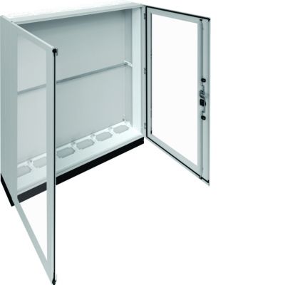 univers Rozdzielnica stojąca IP55 kl. I 1550x1850x275 + cokół 100mm drzwi transparentne FR26K1 HAGER (FR26K1)