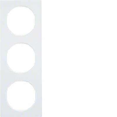 BERKER R.3 Ramka potrójna biała połysk 10132289 HAGER (10132289)