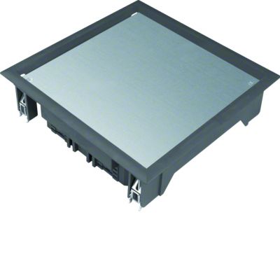 tehalit.VE-EE Pokrywa pełna VDQ06 200x200 wykładzina 12mm czarny PA VDQ06129005 HAGER (VDQ06129005)