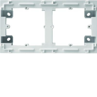 lumina intense Adapter natynkowy podwójny biały WL5820 HAGER (WL5820)