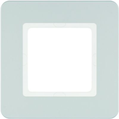 BERKER Q.7 Ramka pojedyncza aluminium aksamit lakierowana 10116184 HAGER (10116184)